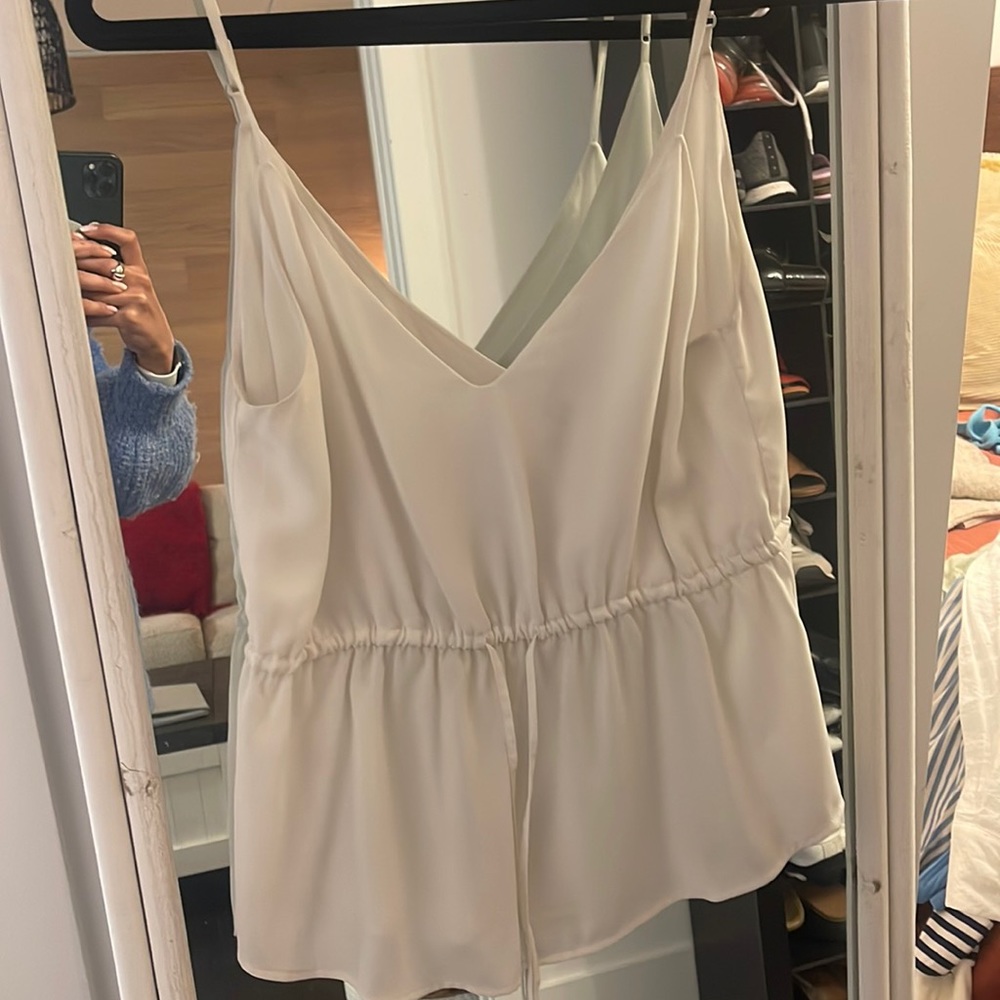 Babaton size small white tank blouse